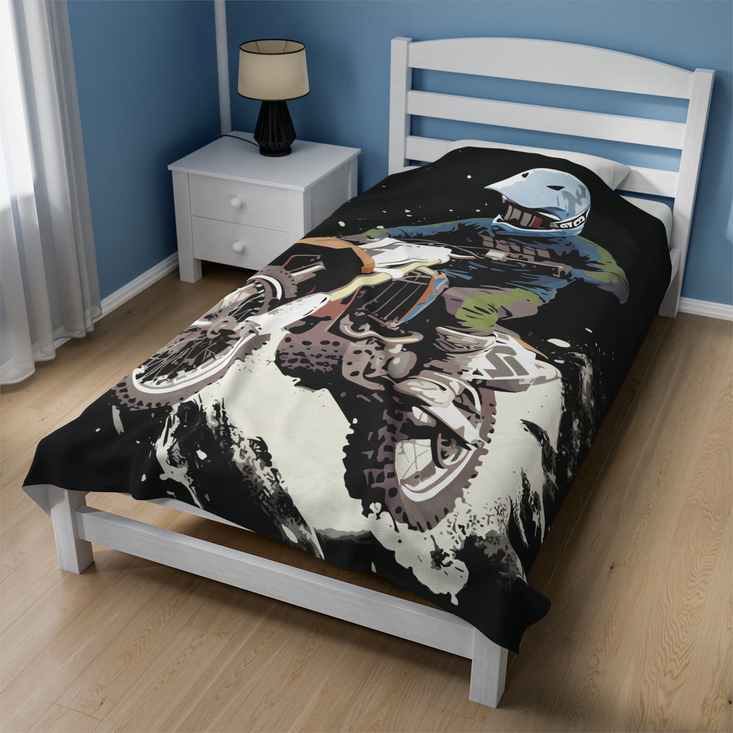 Dirt Bike Rider | Plush Blanket