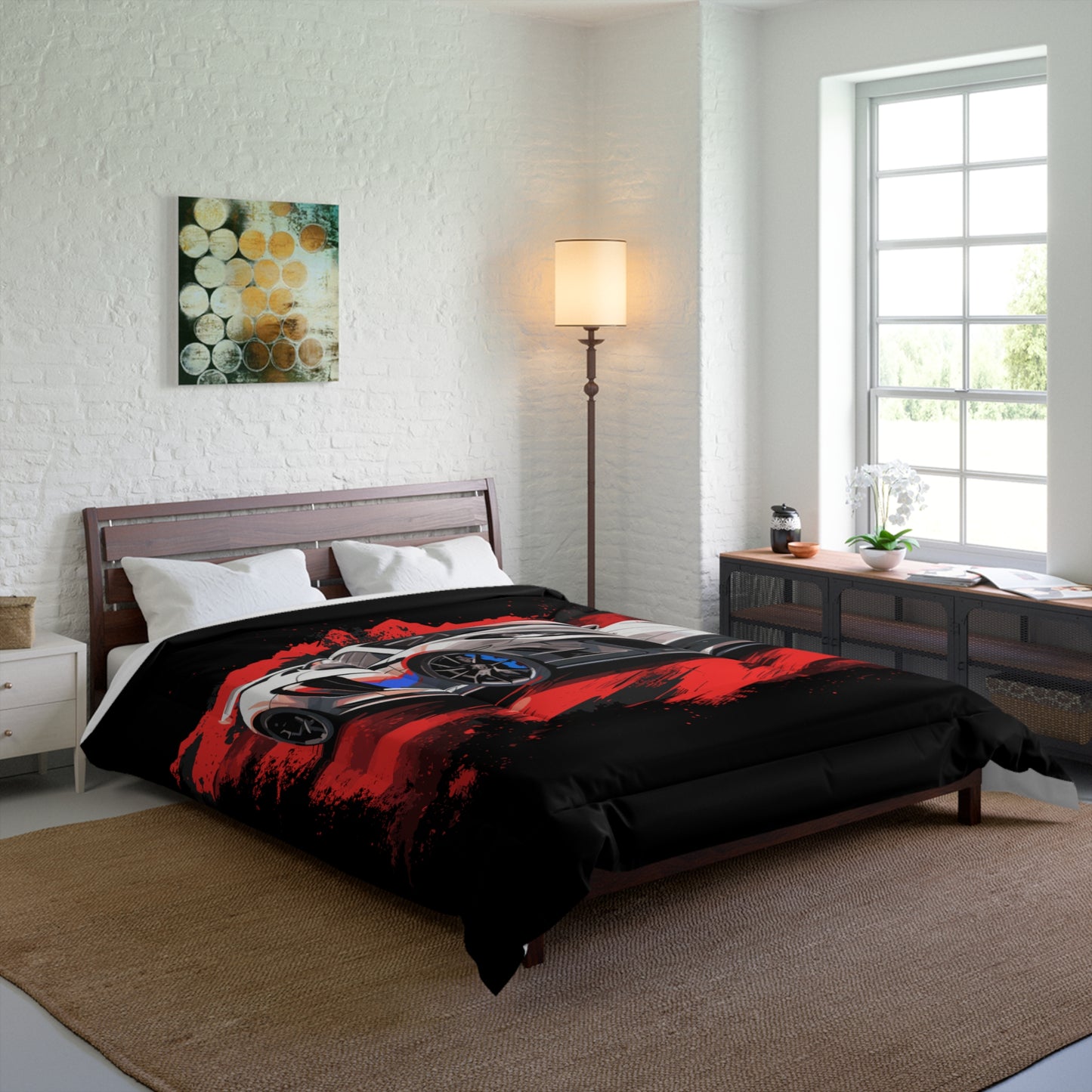 Supercar Sports Car Premium Comforter Blanket