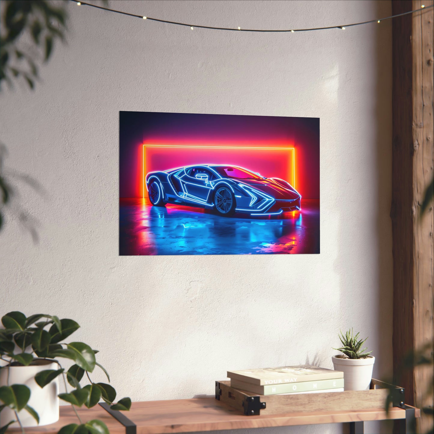 Supercar Sports Car Poster Art Print
