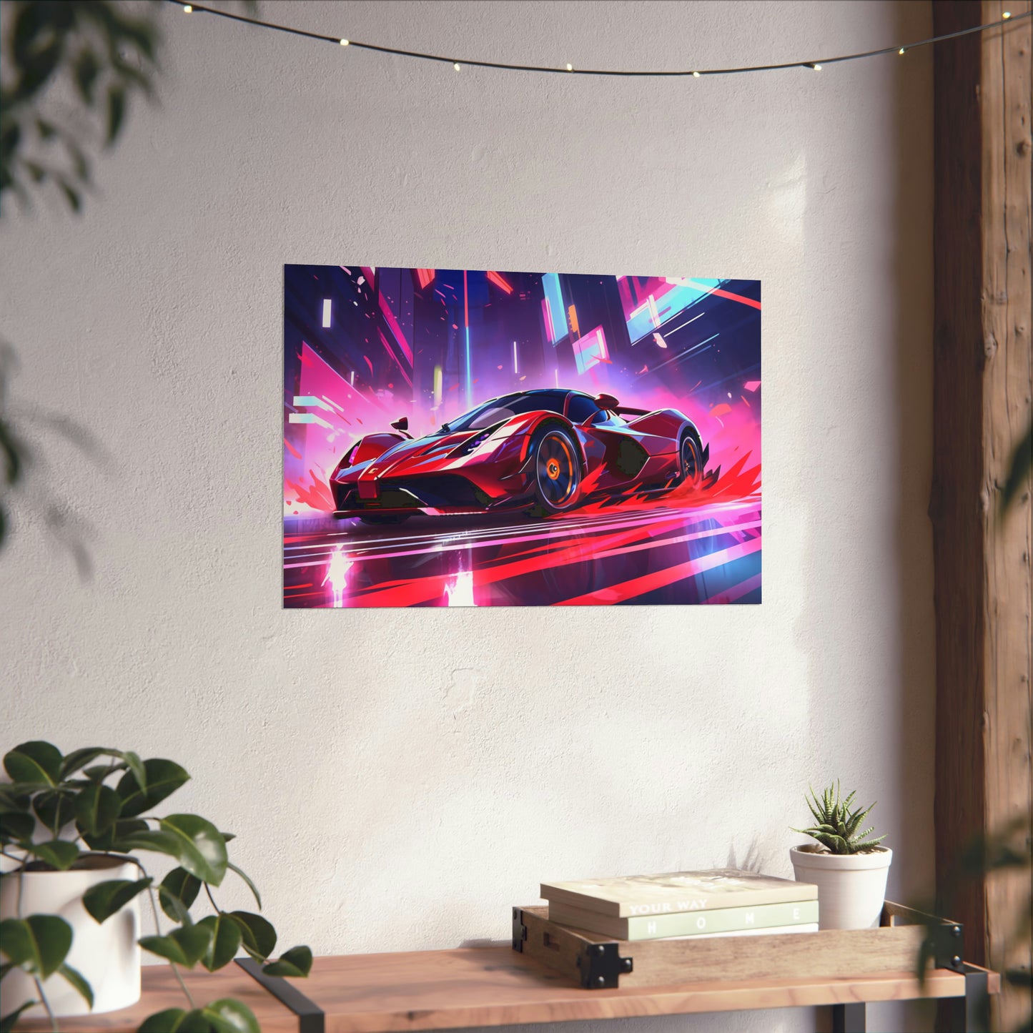 Supercar Sports Car Poster Art Print