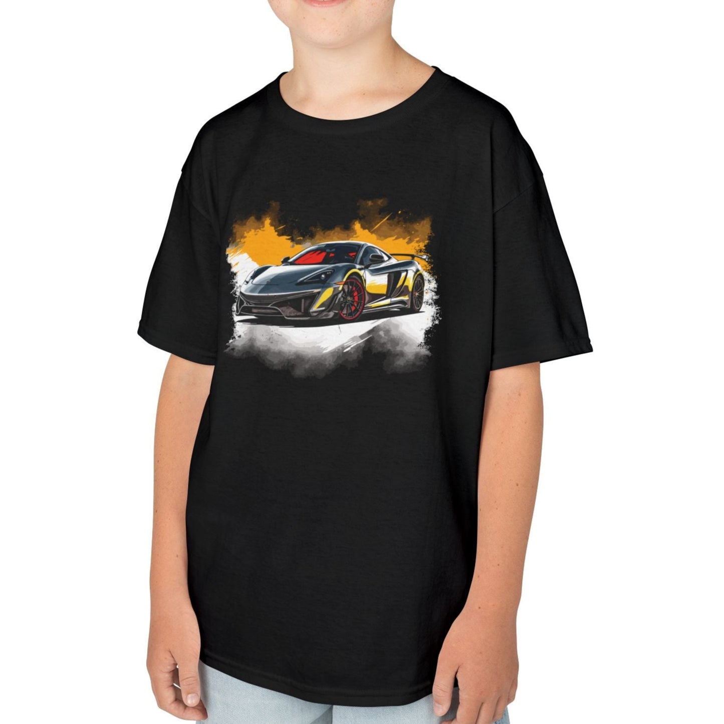 Supercar Sports Car Youth Size Boys T-Shirt