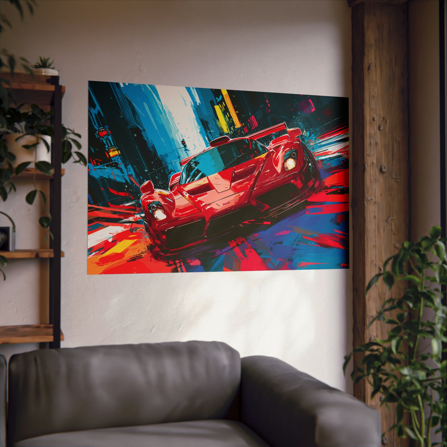 Supercar Sports Car Poster Art Print | Customizable