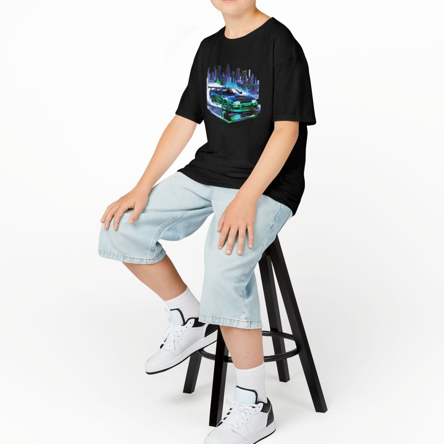 Drift Car Youth Size Boys T-Shirt