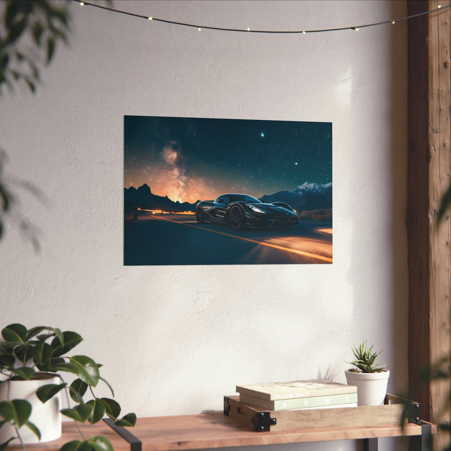 Supercar Sports Car Poster Art Print | Customizable