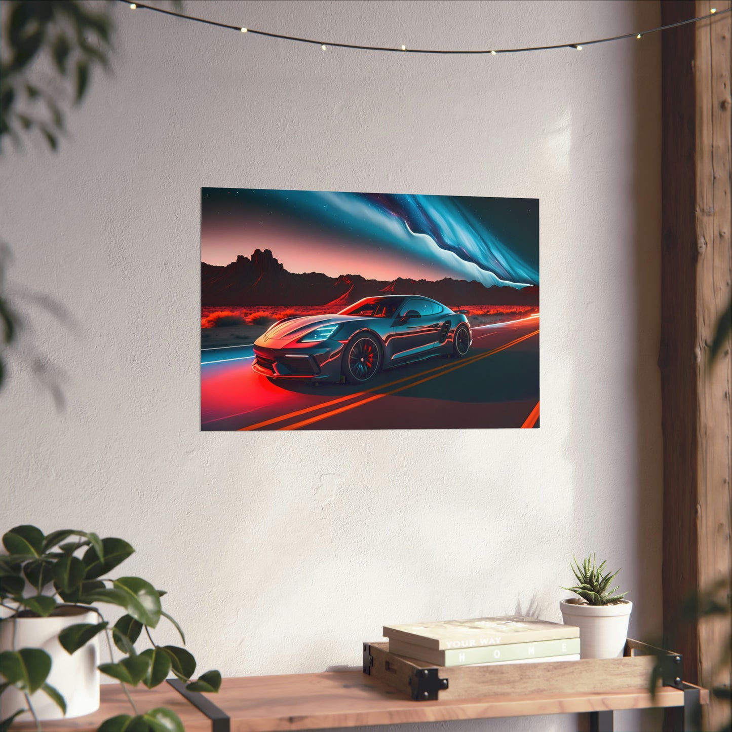 Supercar Sports Car Poster Art Print | Customizable