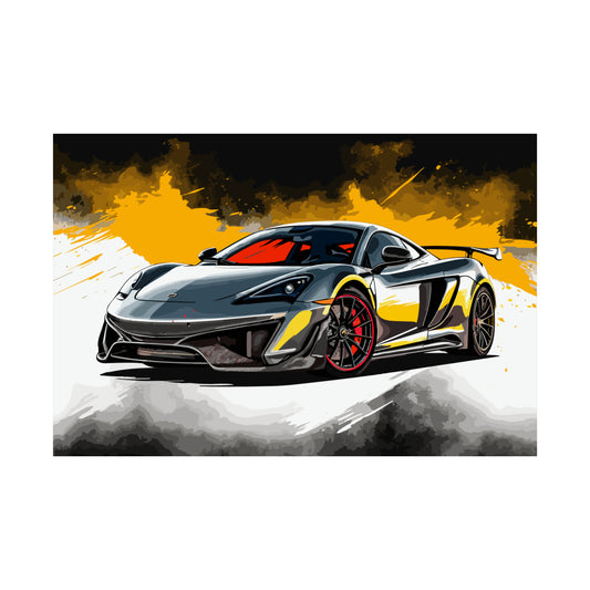Supercar Sports Car Poster Art Print