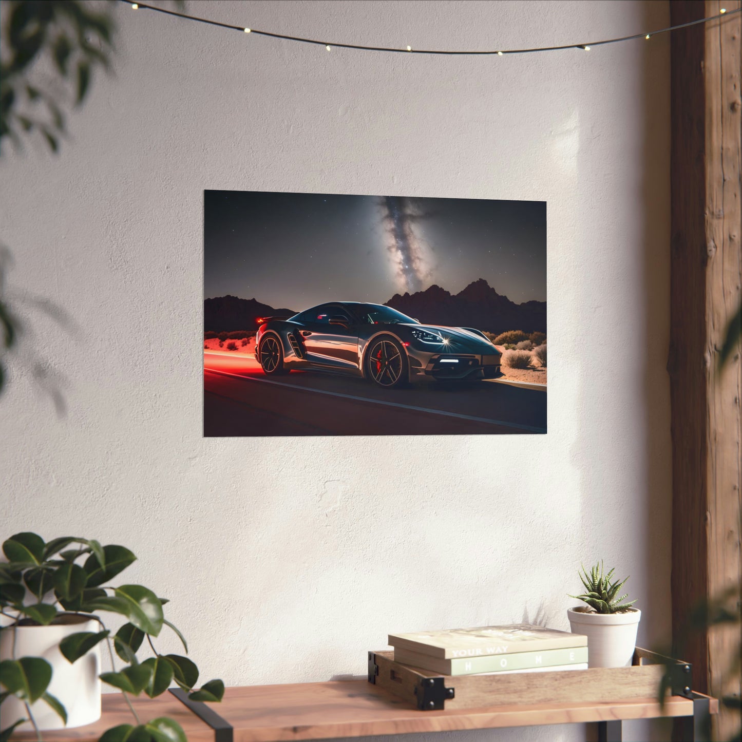 Supercar Sports Car Poster Art Print | Customizable