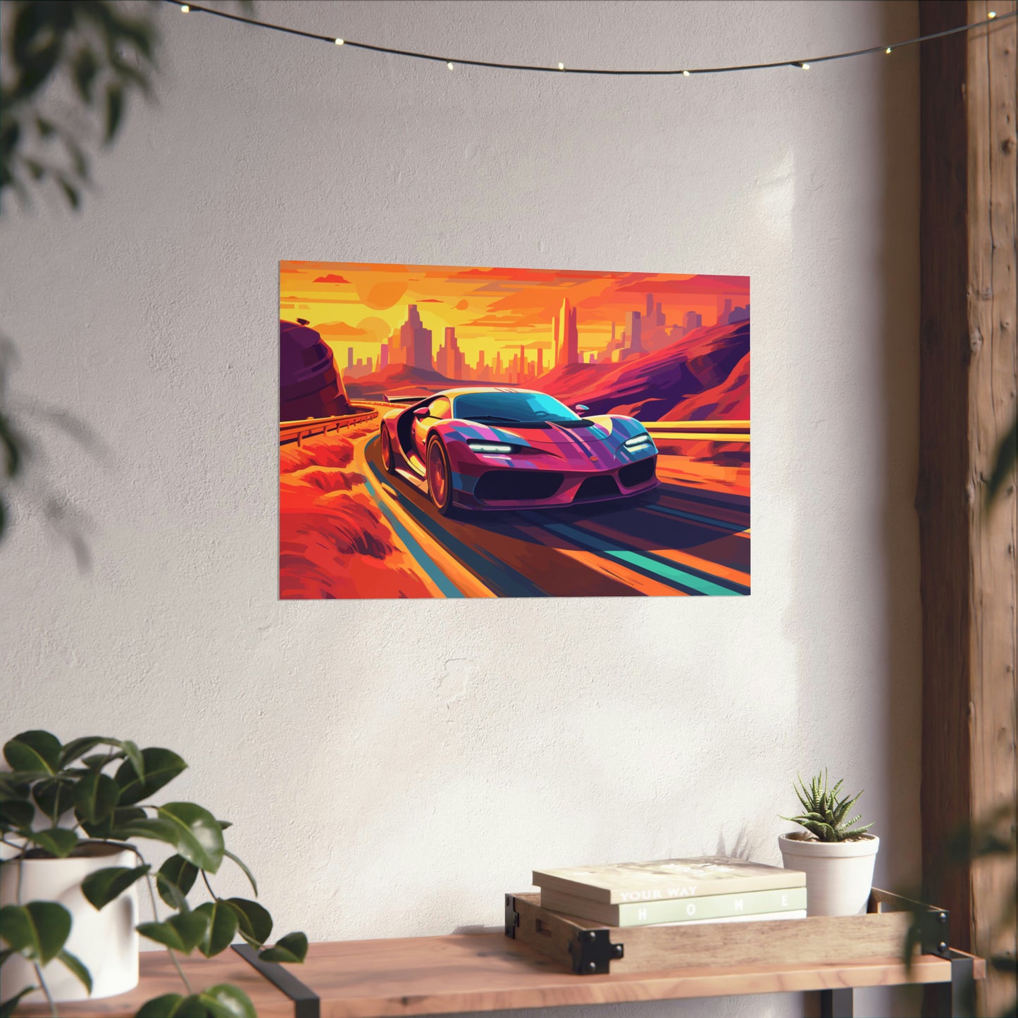 Supercar Sports Car Poster Art Print
