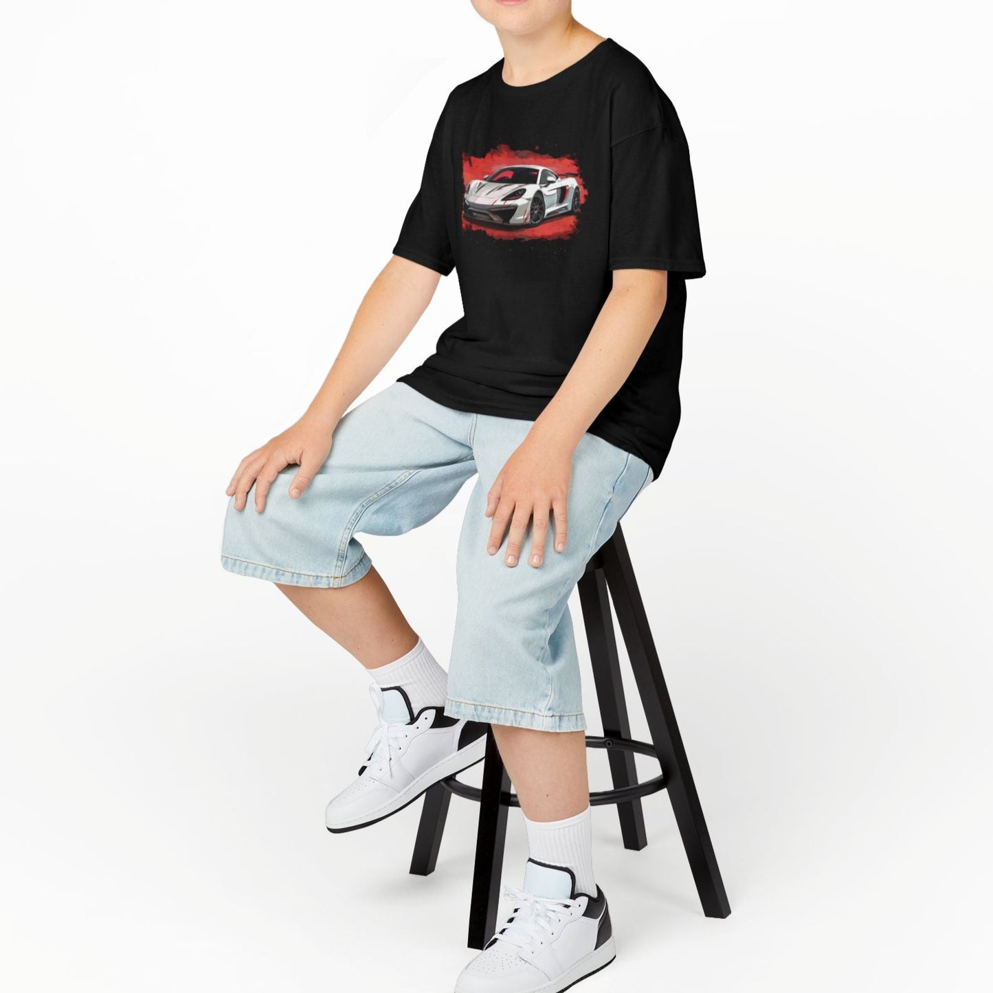 Supercar Sports Car Youth Size Boys T-Shirt