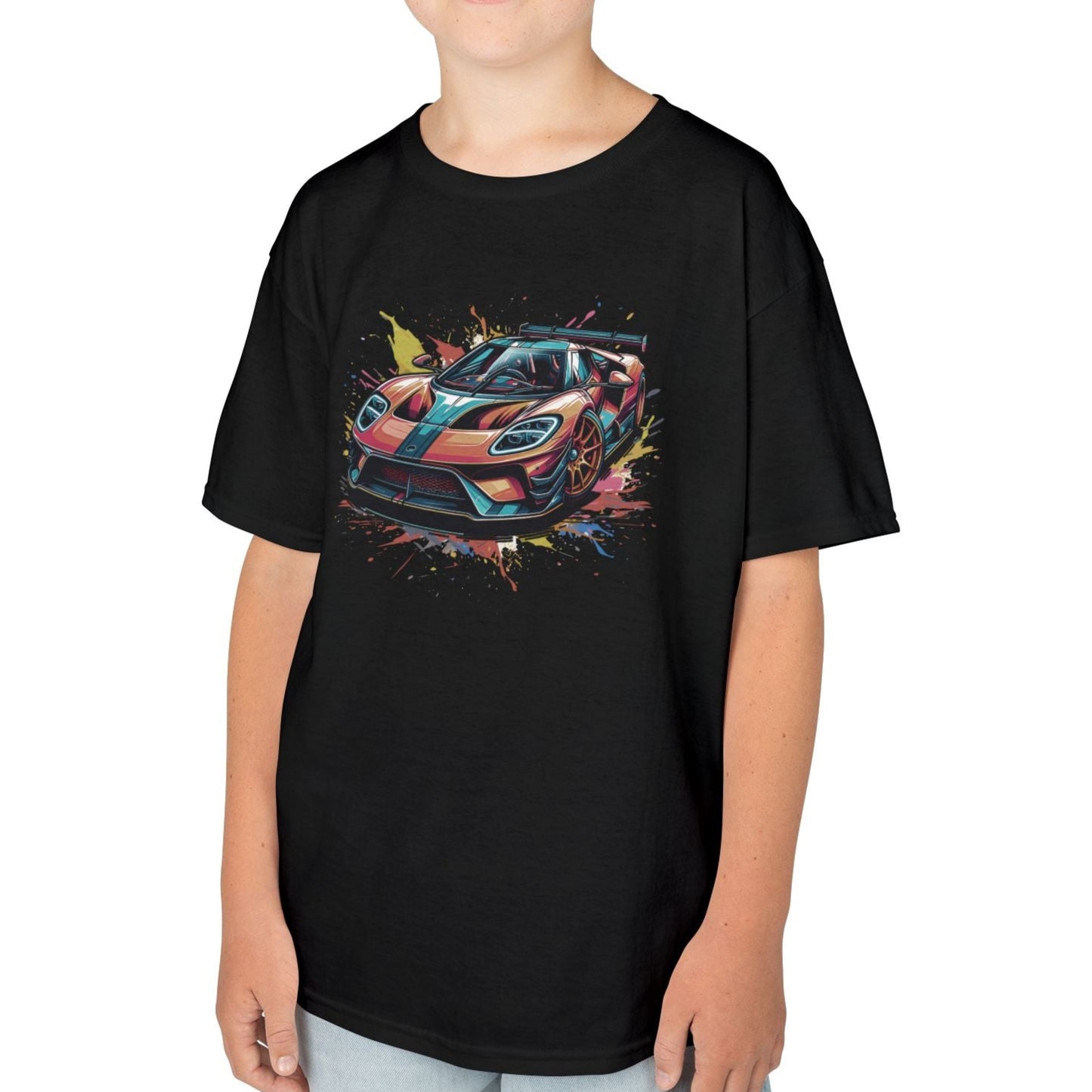 Supercar Sports Car Youth Size Boys T-Shirt