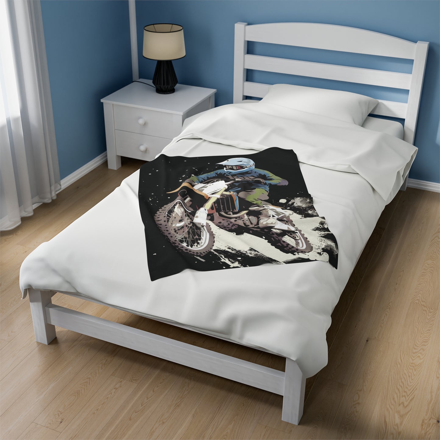 Dirt Bike Rider | Plush Blanket