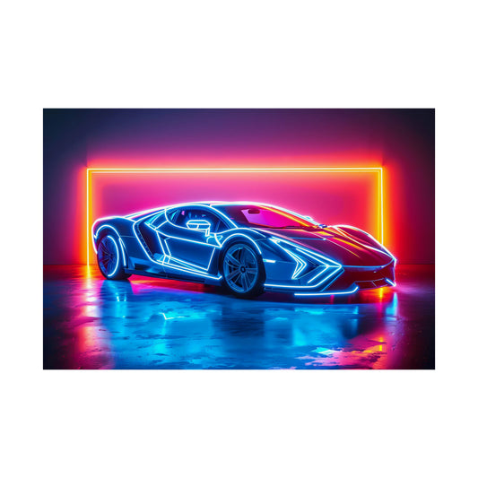 Supercar Sports Car Poster Art Print