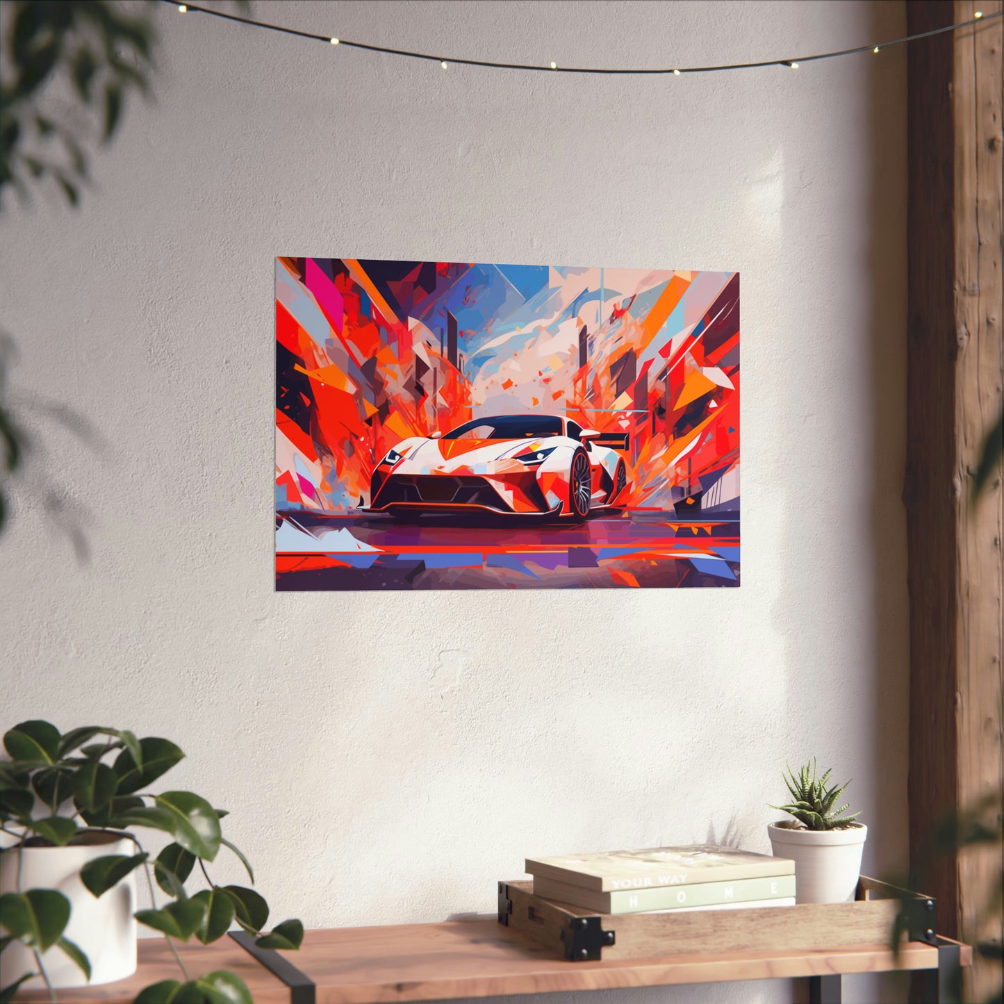 Supercar Sports Car Poster Art Print