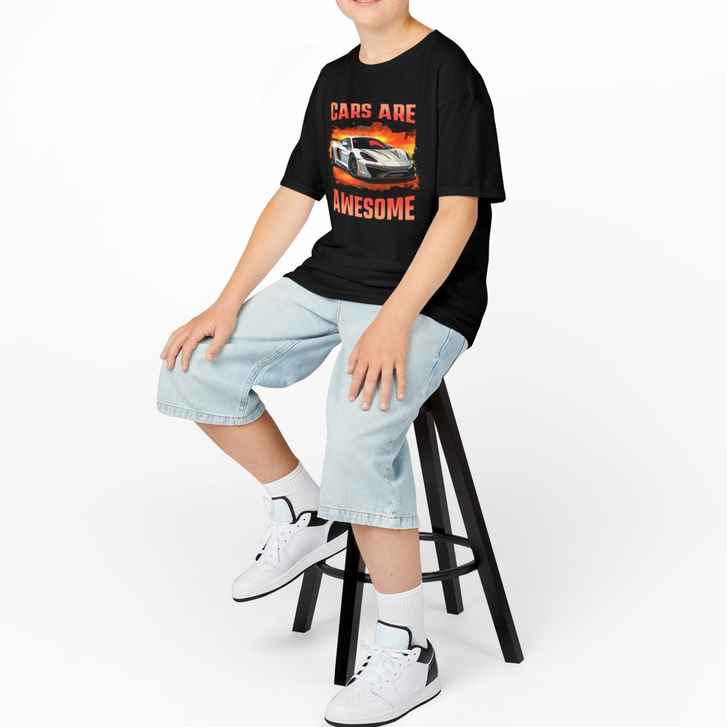 Supercar Sports Car Youth Size Boys T-Shirt