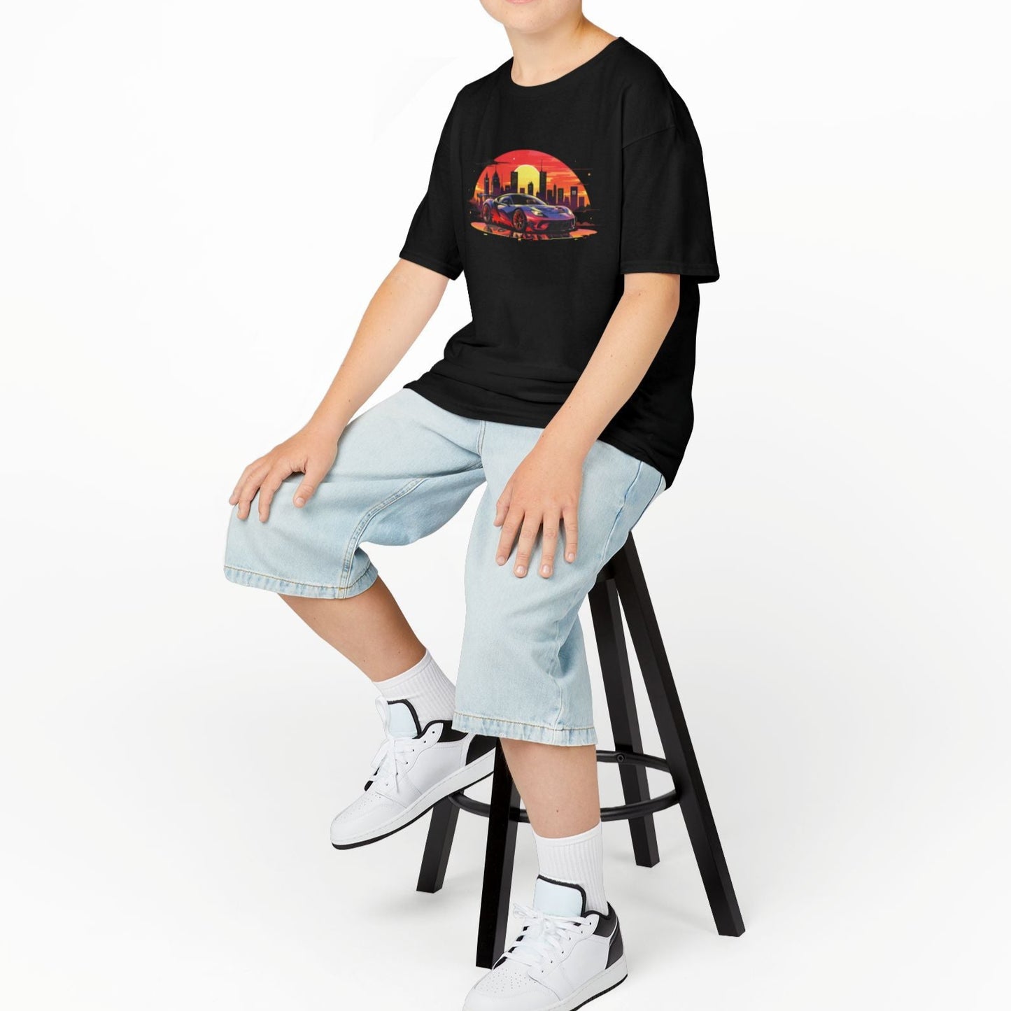 Supercar Sports Car Youth Size Boys T-Shirt