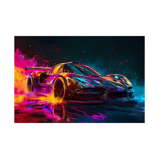Supercar Sports Car Poster Art Print