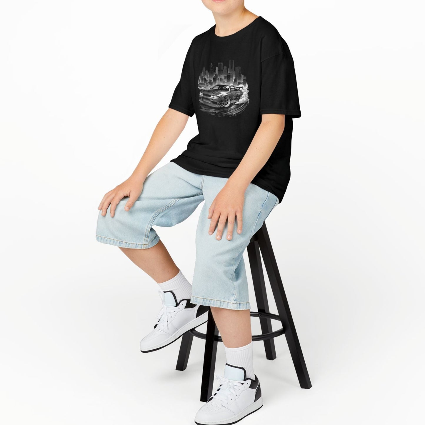 Drift Car Youth Size Boys T-Shirt
