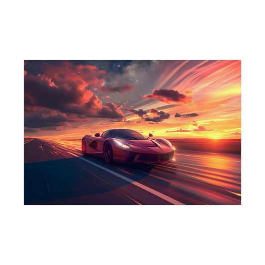Supercar Sports Car Poster Art Print