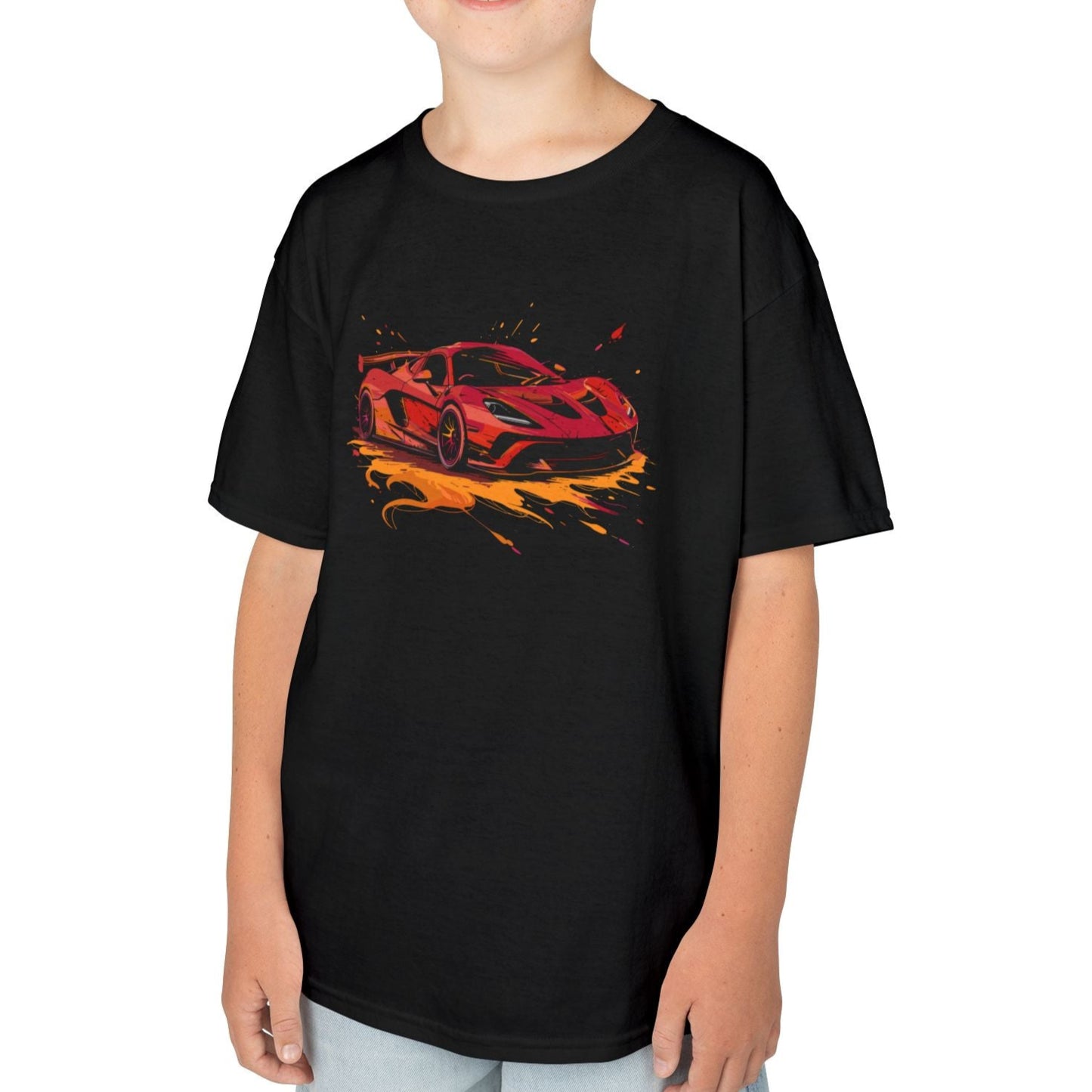 Supercar Sports Car Youth Size Boys T-Shirt