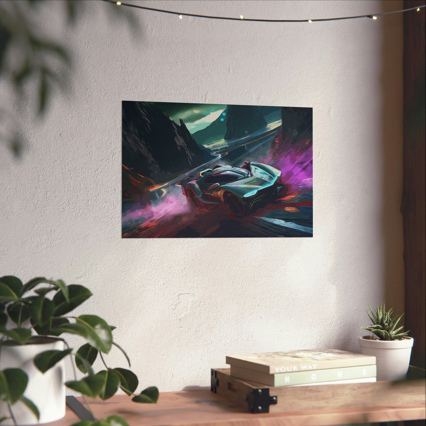 Supercar Sports Car Poster Art Print | Customizable