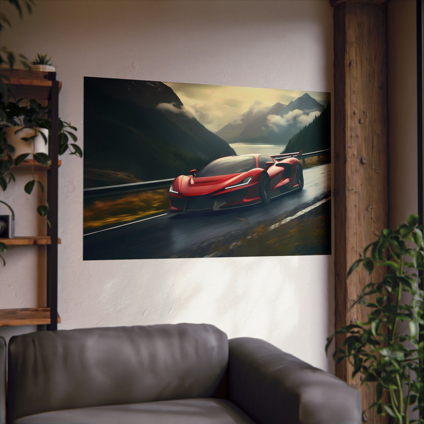 Supercar Sports Car Poster Art Print | Customizable