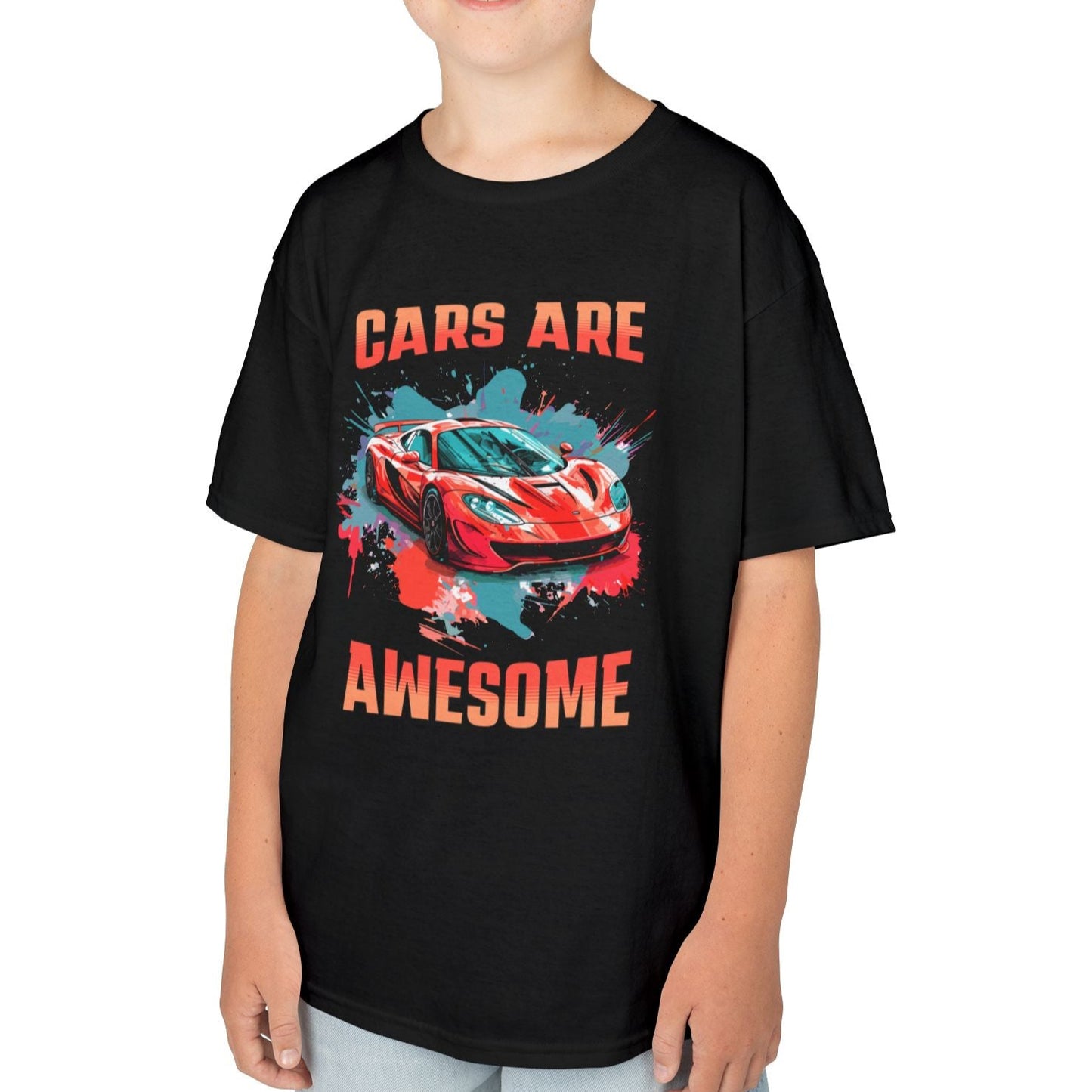 Cars Are Awesome Supercar Sports Car Youth Size Boys T-Shirt