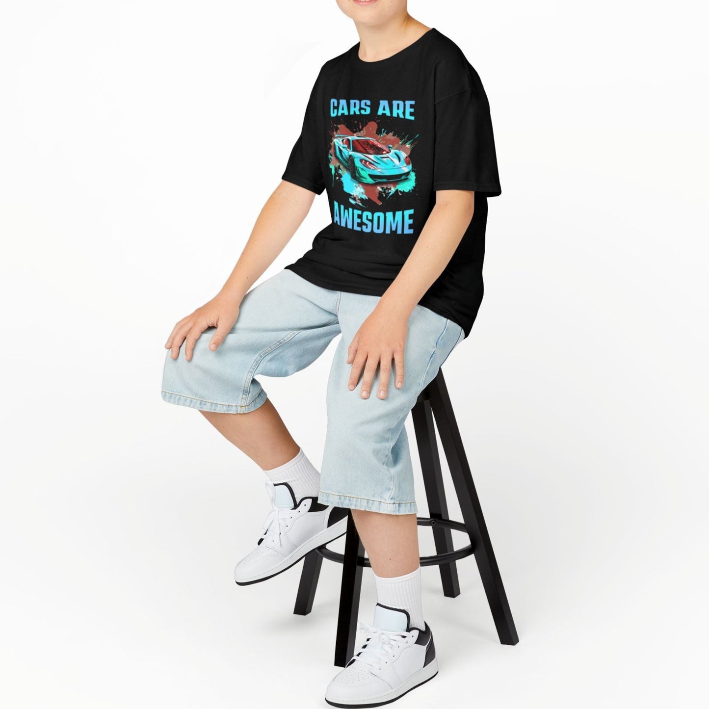 Supercar Sports Car Youth Size Boys T-Shirt
