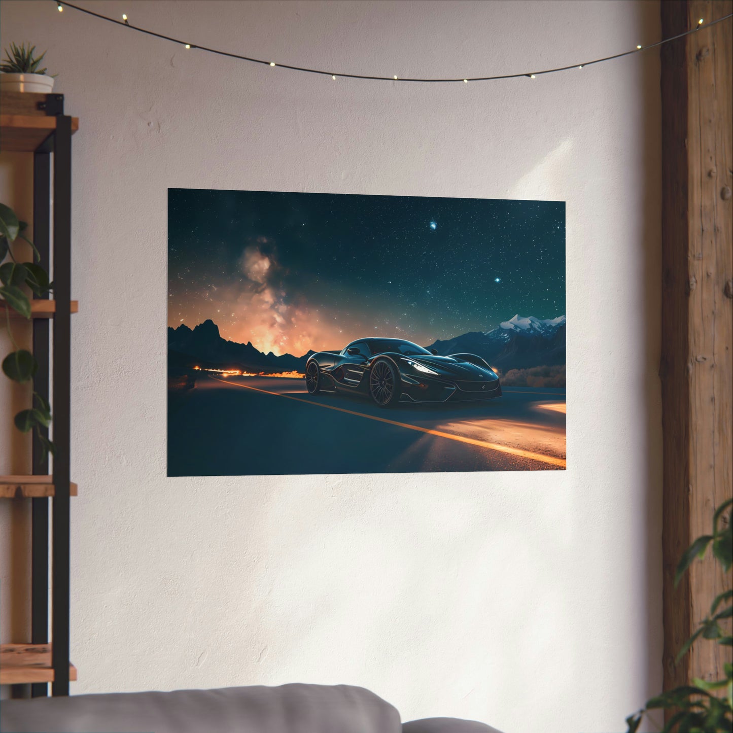 Supercar Sports Car Poster Art Print | Customizable