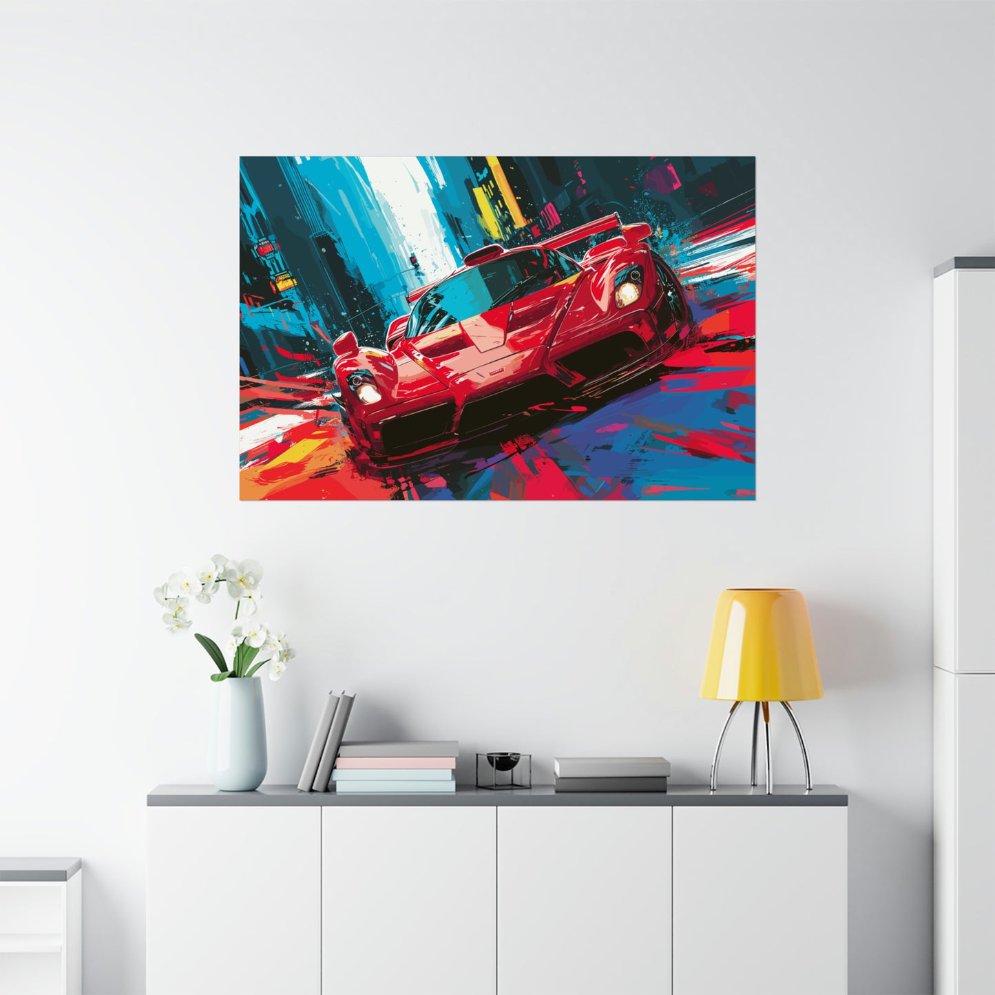 Supercar Sports Car Poster Art Print | Customizable