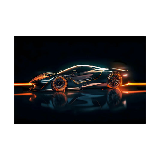 Supercar Sports Car Poster Art Print