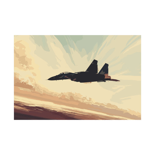 Fighter Jet Plane Poster Art Print
