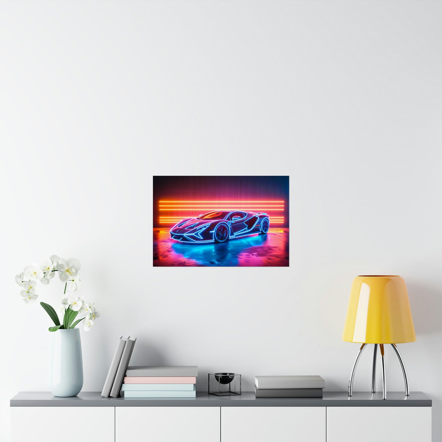 Supercar Sports Car Poster Art Print