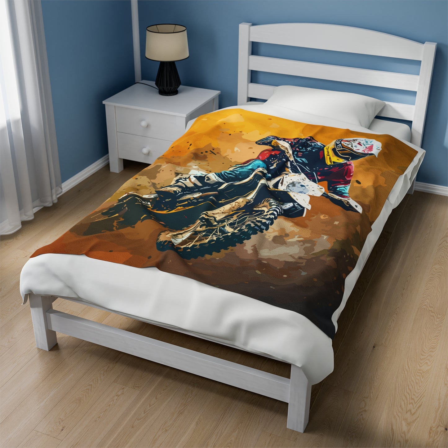 Dirt Bike Rider | Plush Blanket