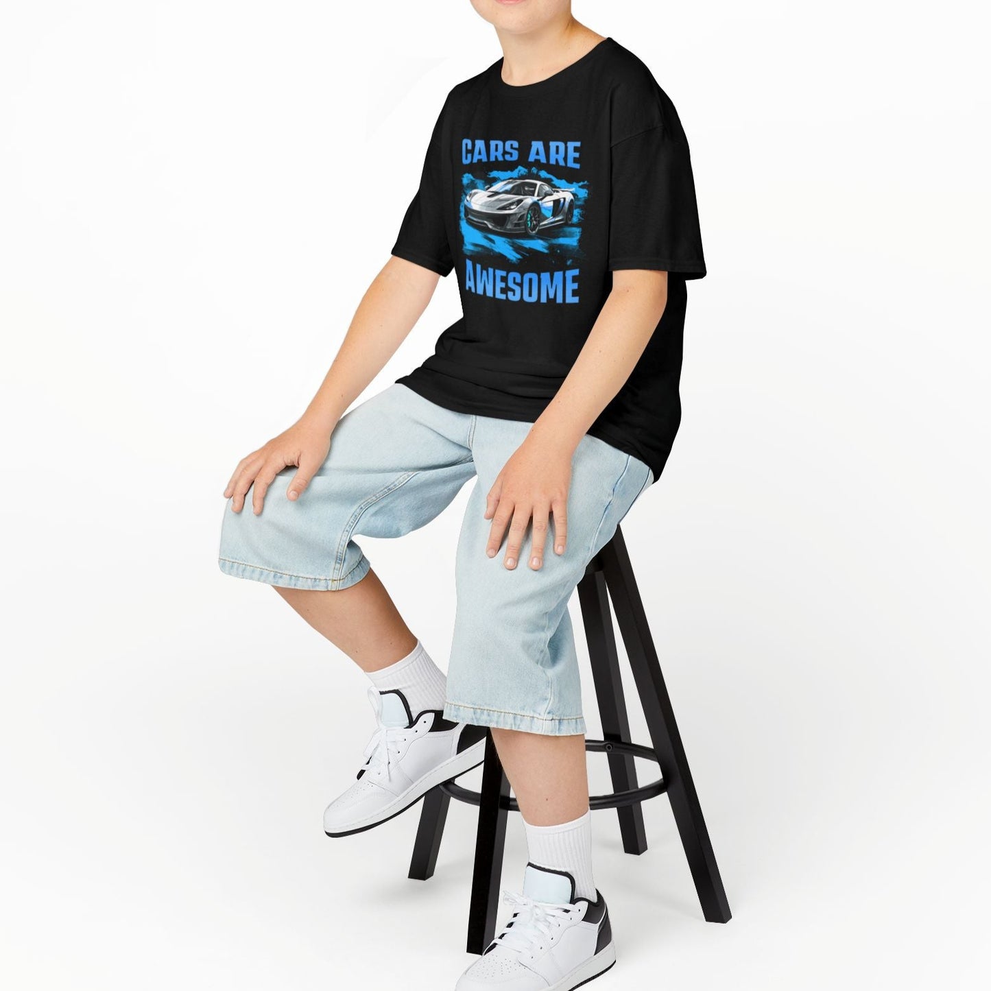 Cars Are Awesome Supercar Sports Car Youth Size Boys T-Shirt