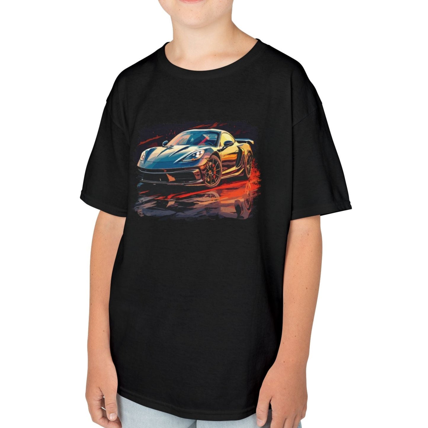 Supercar Sports Car Youth Size Boys T-Shirt