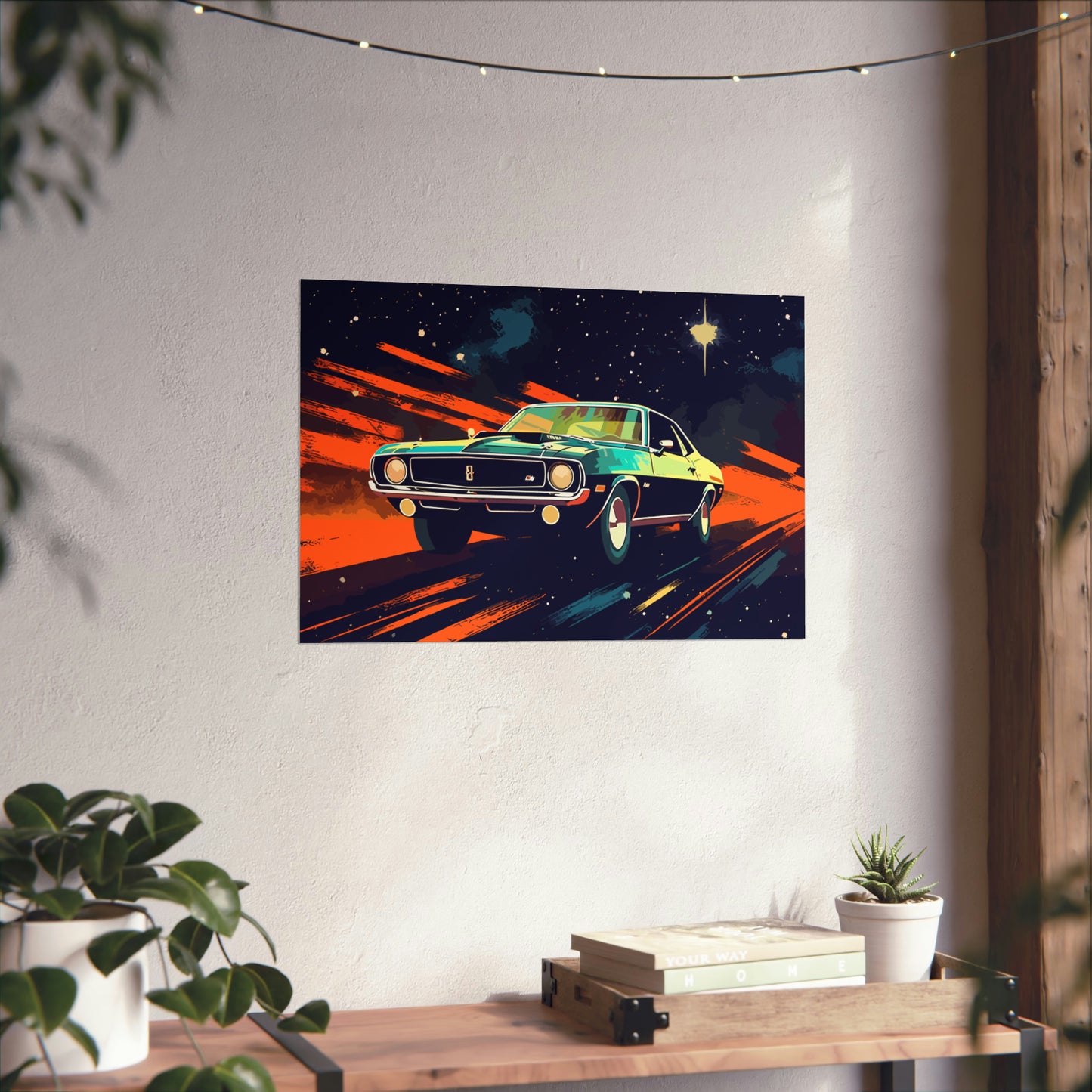 Muscle Car Poster Art Print