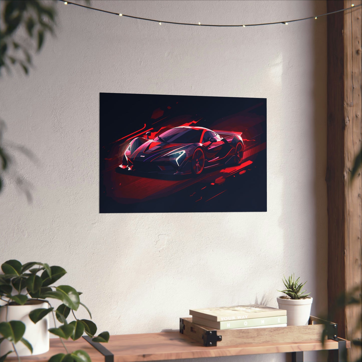 Supercar Sports Car Poster Art Print
