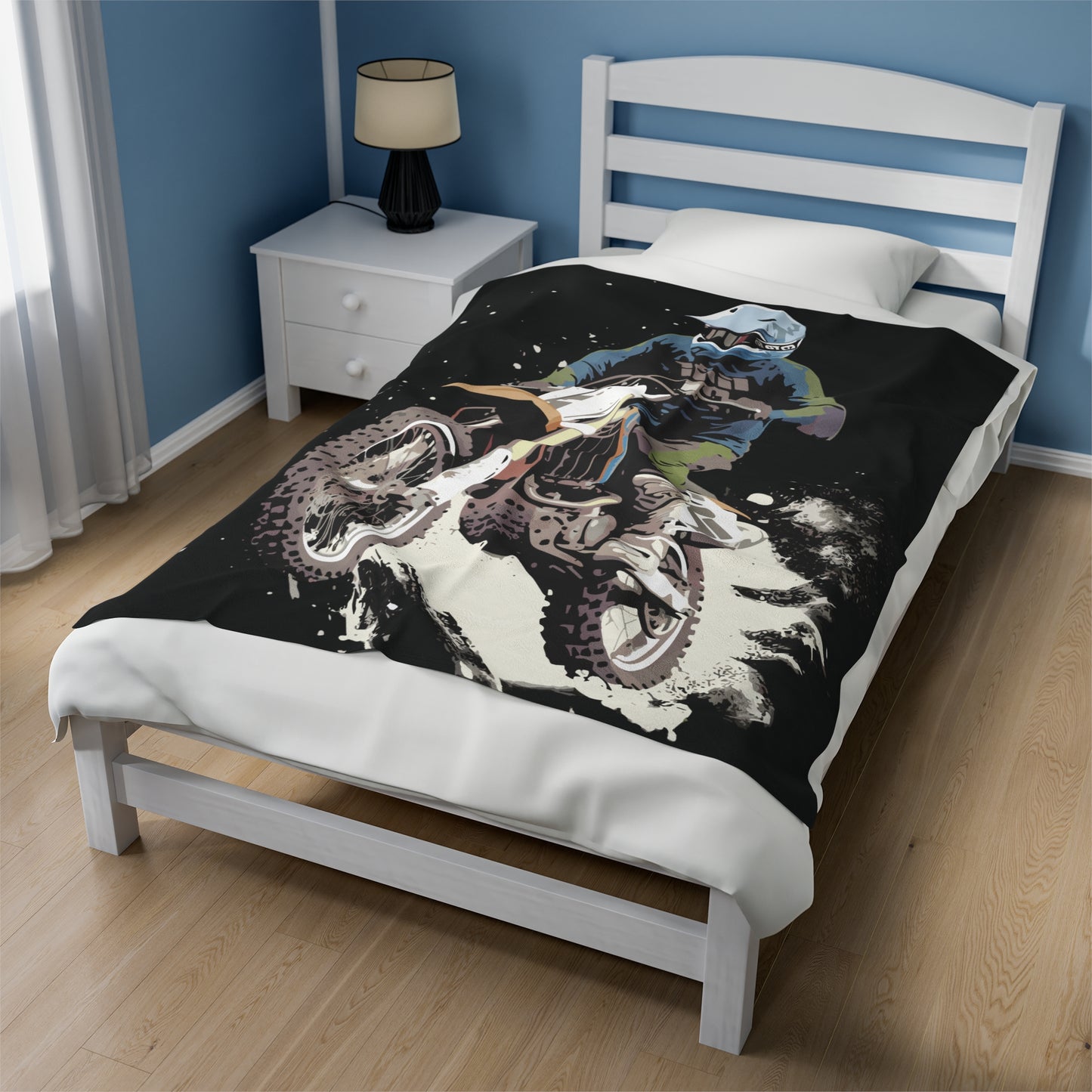 Dirt Bike Rider | Plush Blanket