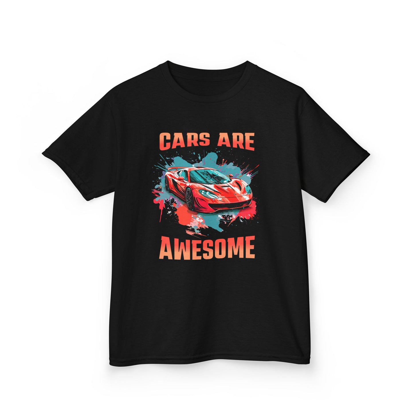 Cars Are Awesome Supercar Sports Car Youth Size Boys T-Shirt