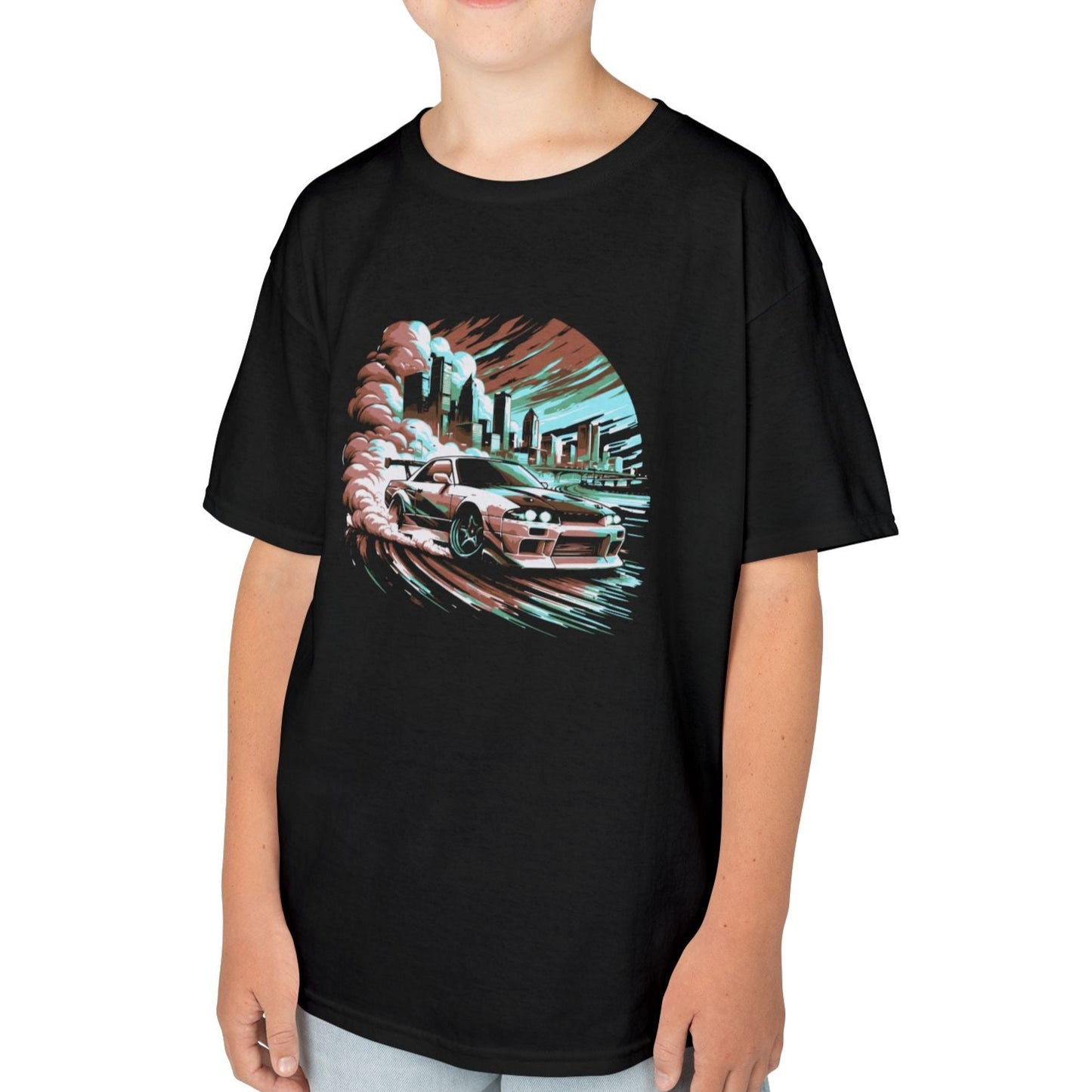 Drift Car Youth Size Boys T-Shirt