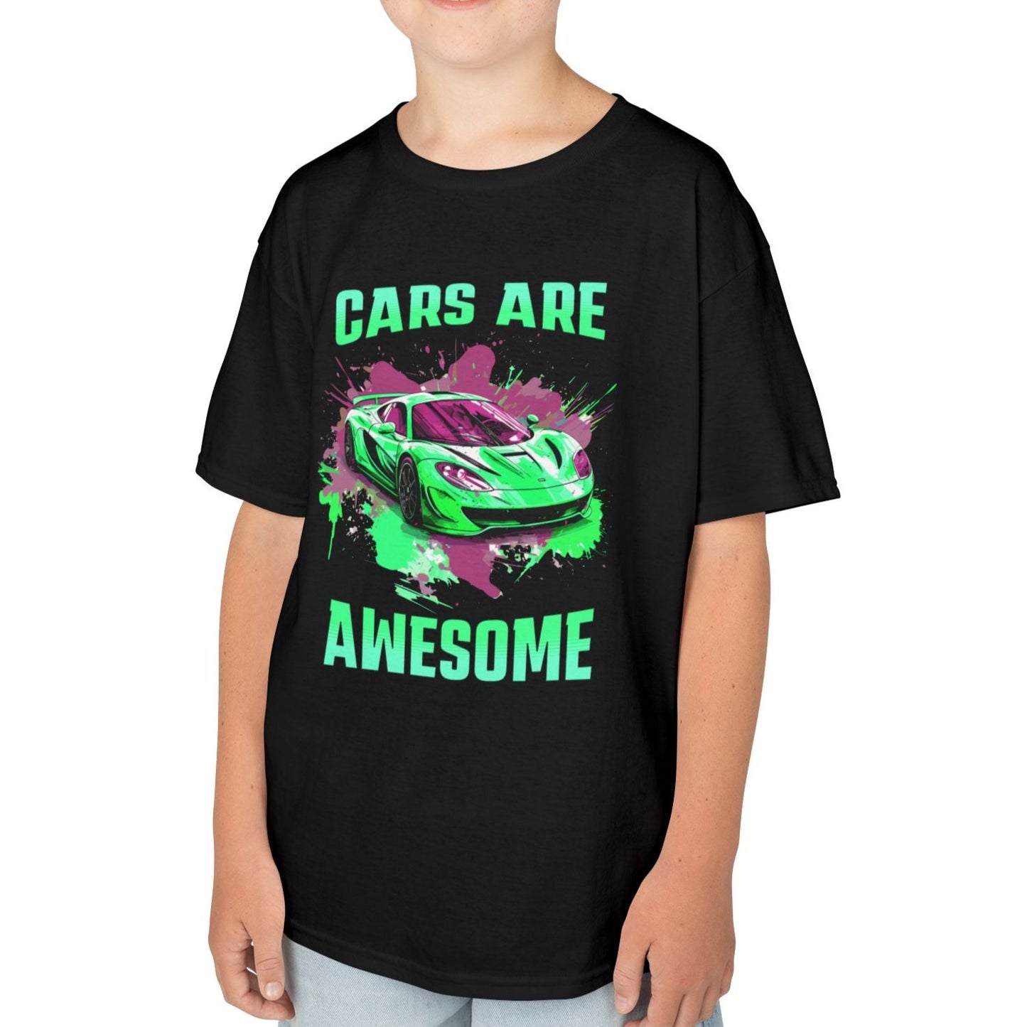 Cars Are Awesome Supercar Sports Car Youth Size Boys T-Shirt