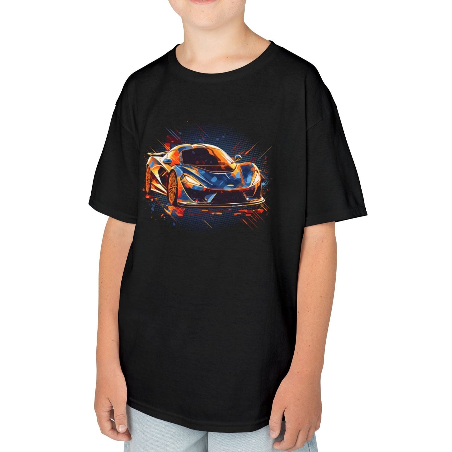 Supercar Sports Car Youth Size Boys T-Shirt