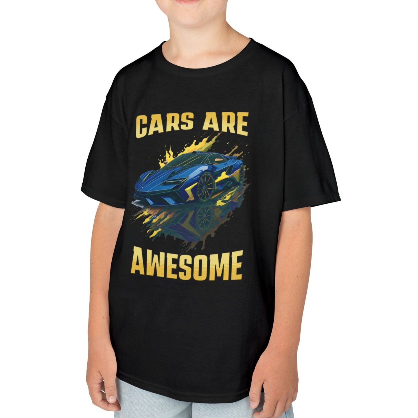 Supercar Sports Car Youth Size Boys T-Shirt