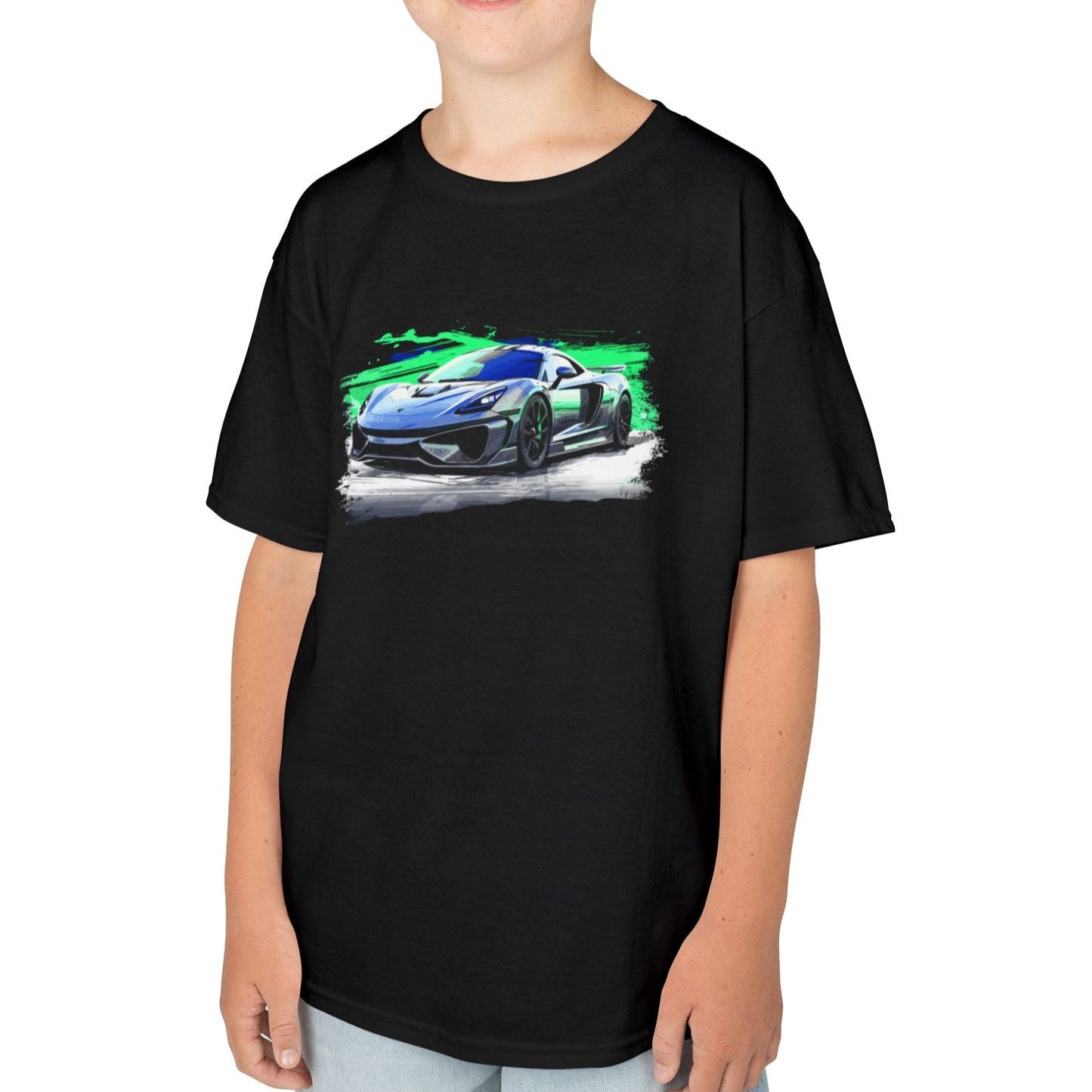 Supercar Sports Car Youth Size Boys T-Shirt