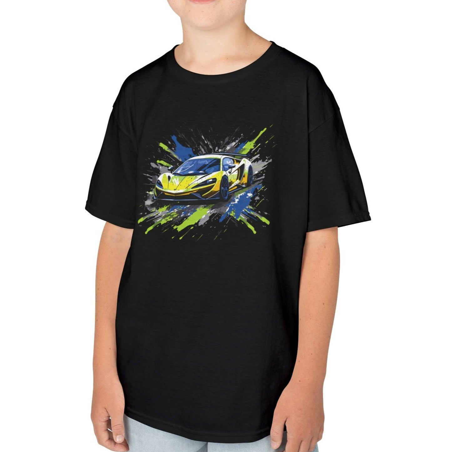 Supercar Sports Car Youth Size Boys T-Shirt