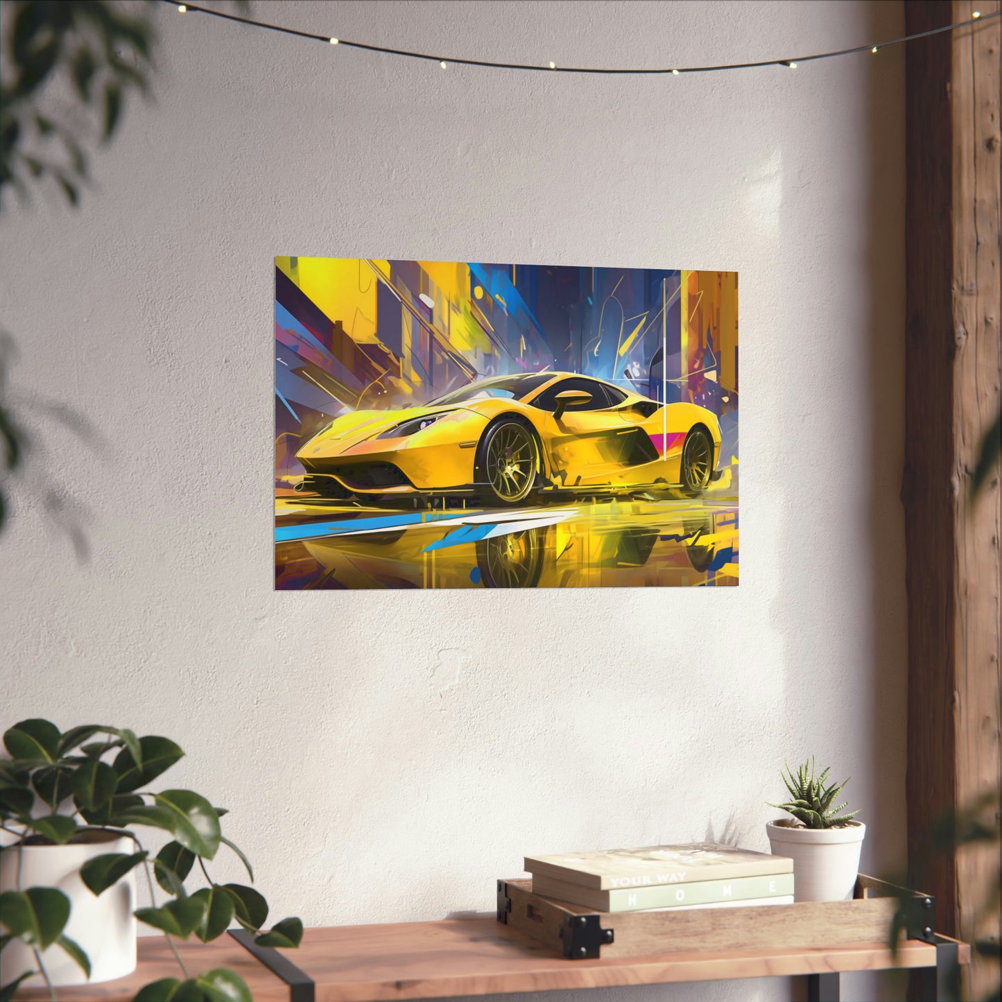 Supercar Sports Car Poster Art Print