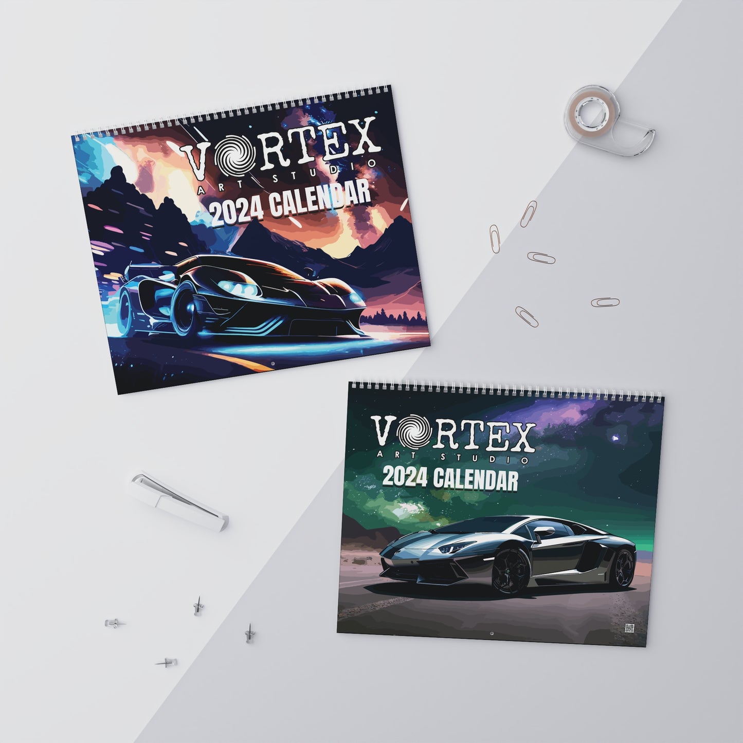 Supercar Sports Car Exotic Luxury Hypercar | Wall Calendar 2024