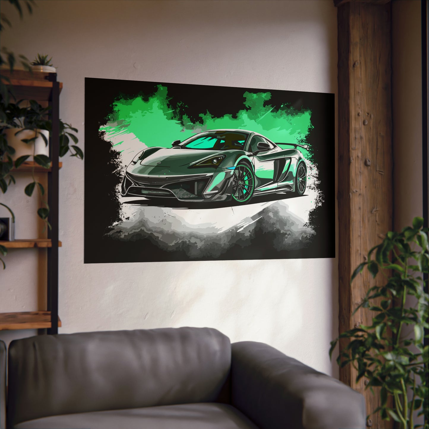 Supercar Sports Car Poster Art Print | Customizable