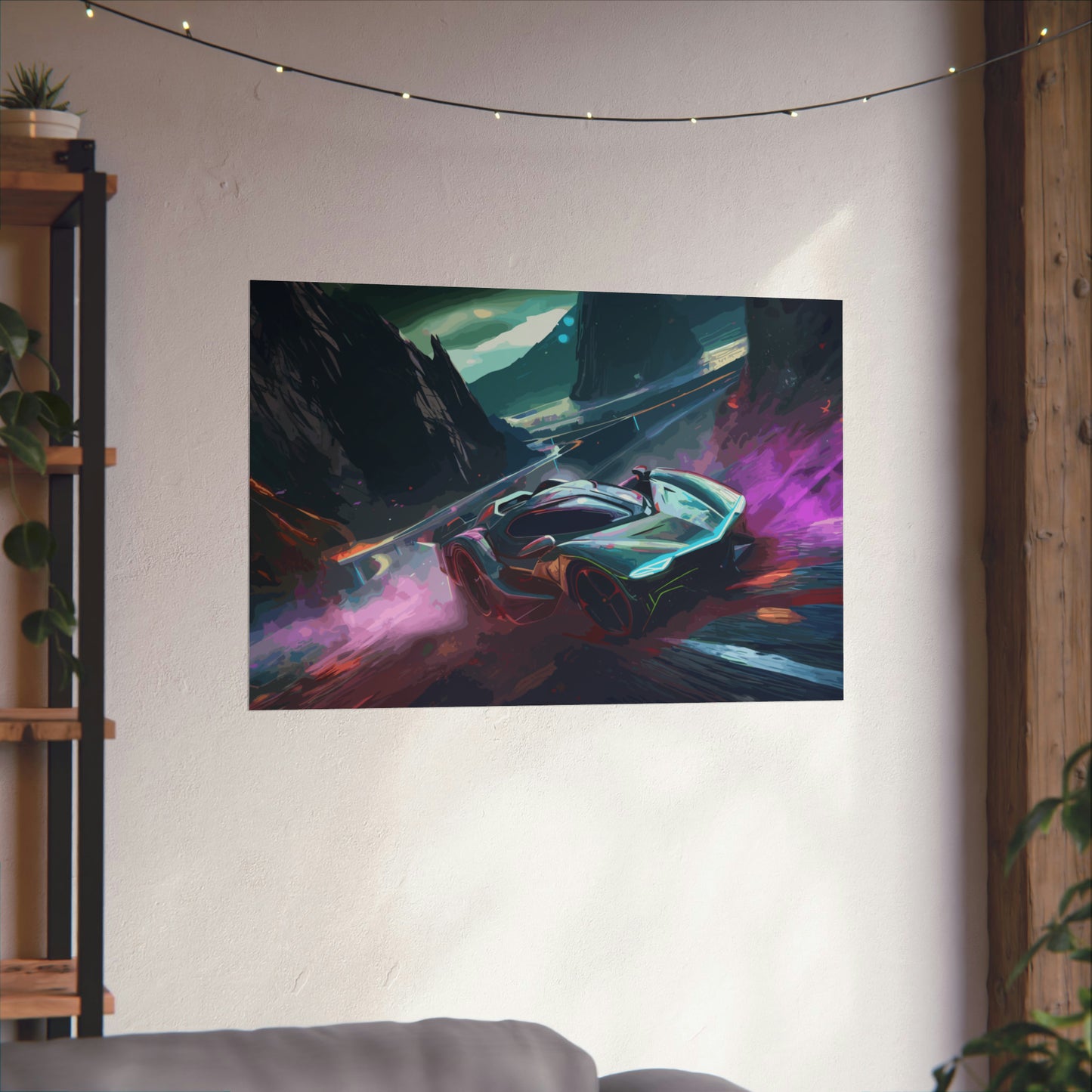 Supercar Sports Car Poster Art Print | Customizable