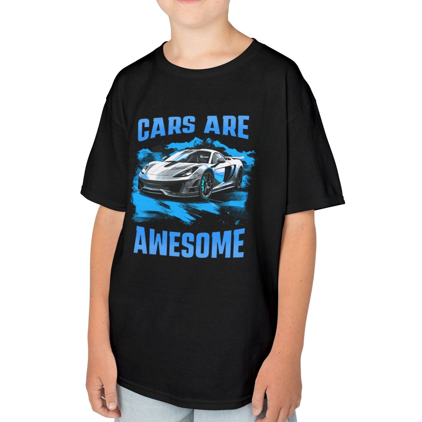 Cars Are Awesome Supercar Sports Car Youth Size Boys T-Shirt